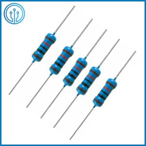China 0.25W 0.5% 10M OHM Metal Oxide Resistor Axial Leaded Wire Wound Variable Resistors factory