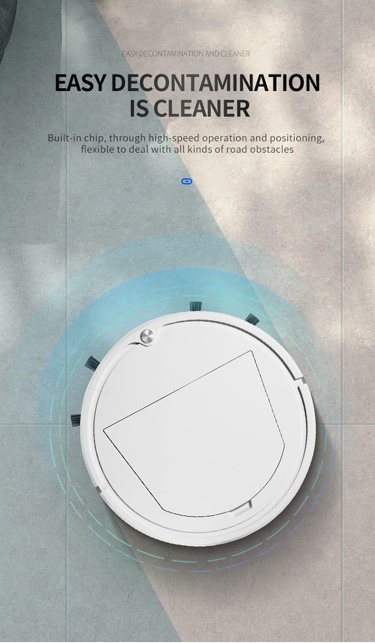 CCC Smart Sweeping Robot Vacuum Cleaner 800pa Floor Cleaning Robot
