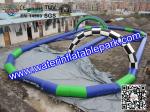 ODM / OEM Available Inflatable Race Track Game For Zorb Ball