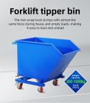 Waster Management Self Dumping Hopper Industrial Mini Bins Mobile Waste Tipping