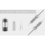 50Pcs Disposable Permanent Makeup Needles Tips For PMU Eyebrows Lip Skin Tattoo