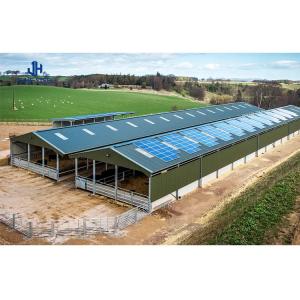 China Customized Welding Service Prefab Steel Structure Steel Livestock Shelter factory