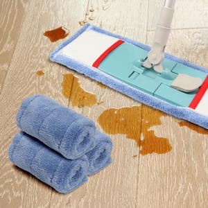 China Reusable Mop Pad for Swiffer Sweeper Mop Microfiber Mop Pad Refill Washable for Hard Floor Baseboard Cleaning factory