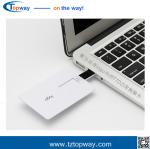 Flash drive custom logo 1gb~32gb ultra slim credit card usb stick for promotiona