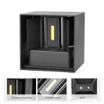 outdoor led wall lights Square Adjustable Beam Angle 3W 5W 6W COB Aluminum Up