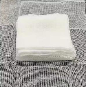 China Medical 8 Ply Sterile Gauze Pad 100% Cotton 7.5x7.5cm factory