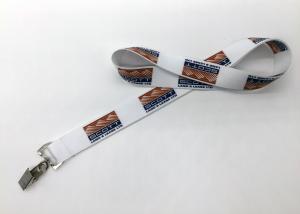 China Popular customized lanyards with heat transfer logo for exhibitions factory