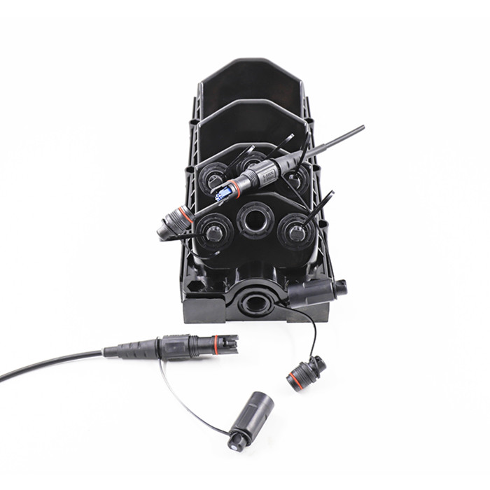 6 Core Outdoor FTTX Cable Fiber Cassette Enclosure Splice Box For FTTA Splitter