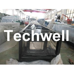 China CE 60ft/Min Box Portable Seamless Gutter Machine Bottom Drive Rollers factory