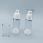 White Transparent Acrylic Airless Bottle 15 30 50ML