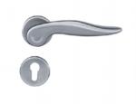 European Stainless Steel Lever Door Handle With Escutcheon Plate