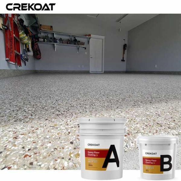 China Bulk Resilient Finish Epoxy Flake Floor Coating Customizable Thickness factory