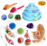 Kitten Toys Cotton Collapsible Cat Tunnels For Indoor Interactive