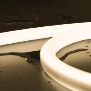 China 24V Silicone Neon Strip WHT 2700K UV Resistant Top Bending IP67 factory