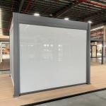 Luxury outdoor shutters awning Terrace awning waterproof electric