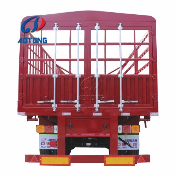 3 Axles 60 Tons Animal Poultry Grid Positions Semi Trailer with Max Payload