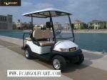 Low Speed 4 Seater Golf Cart Sightseeing Clubcar PP Material High Performance