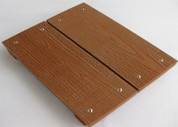 China Anti-Mould Composite Wood Decking Flooring / Boardwalk For Park Floor factory