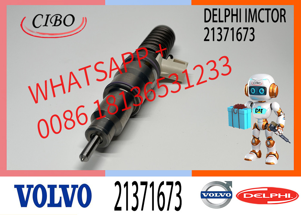 Injector 21340611 21371672 21371673 21569200 21340612 3801369 D13 D13C D12 D16 Fuel Injector For VOL-VO