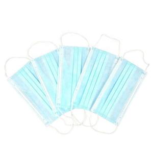 China Non Woven Hygienic Face Mask / Earloop Hypoallergenic Dental Masks factory