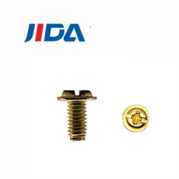 China Custom Brass Pan Head Phillips Machine Screws M3.5x6.8mm factory