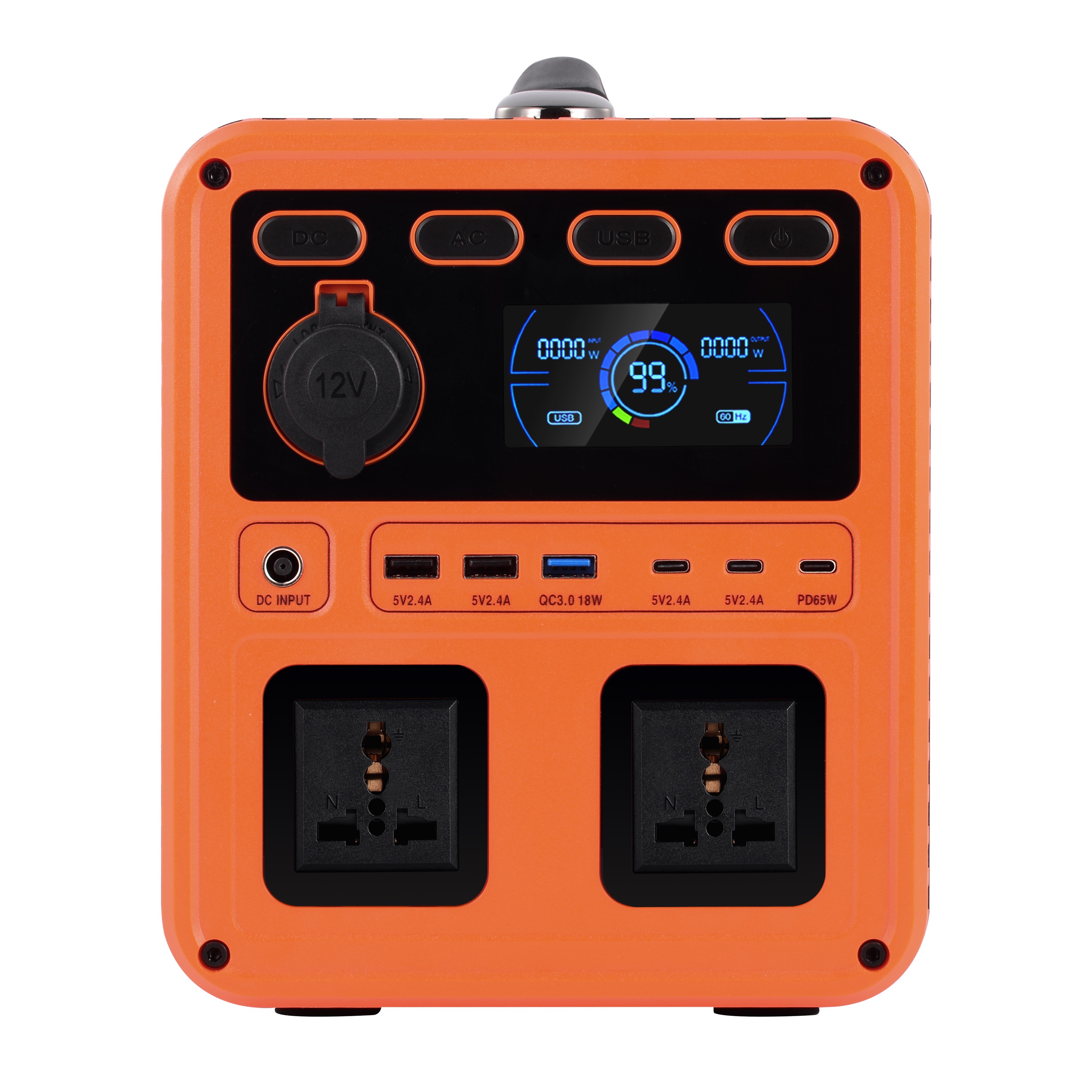 220V /110V Fast Charging Within 2.5 Hours MPPR Support Portable Power Station With APP/Bluetooth For Outdoor Blackout