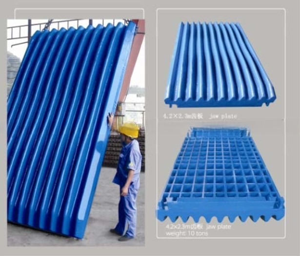 Terex Jaw Crusher Wear Parts High Manganese Steel Jaw Plate for Superior Performance