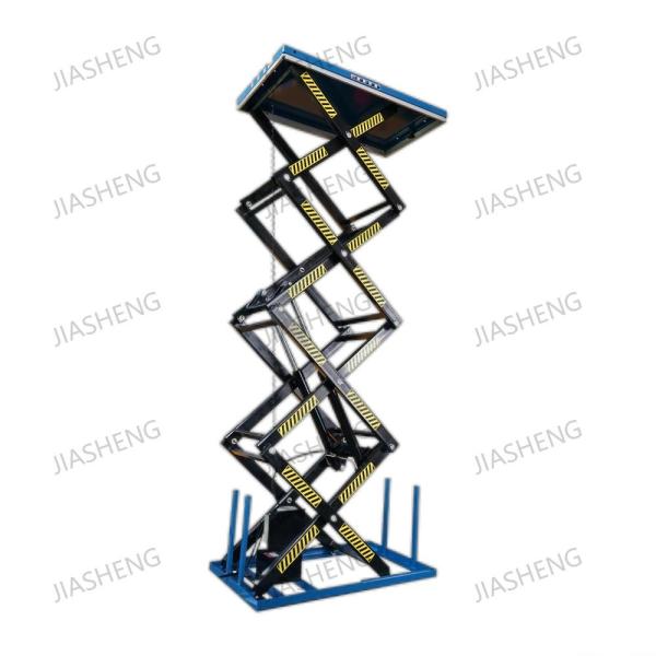 800kg Hydraulic Scissor Platform 4.21m Electric Multi Scissor Stationary Scissor