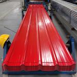 Red Sunlight Roof Sheet Metal Building Material Galvanized Corrugated Steel