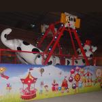 Small Kids Pirate Ship Ride 16 Riders With Cute Puppy Cockpit Height 4m