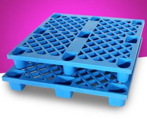 China Hdpe Nesting Warehouse Storage Shelves Blue Plastic Pallets Logistic Standard factory