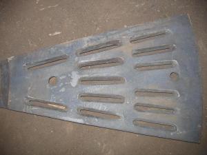China Industry Grid Cement Mill Liners Wear Resistance With ZGCr5Mo factory