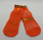 Elastane Room Non Slip Socks , Jump Around Trampoline Grips Socks , Polyester
