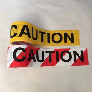 China Custom PE Caution Tape Danger Marker Warning Tape factory