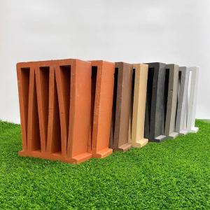 China Non Polluted Terracotta Facade Brick Building Material Exterior Wall Cladding Tile Facing factory