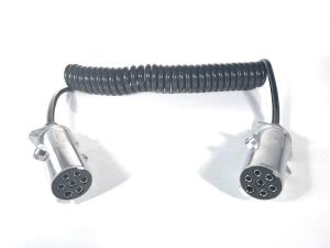 China 7 Pole N Type Trailer Cable Waterproof Metal Plug ISO1185 Certificaiton factory