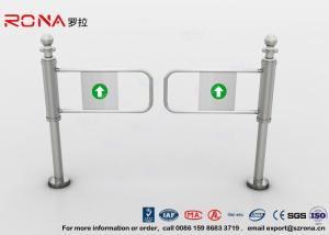 China 304 Stainless Steel Swing Barrier Gate Intelligent Manual Entry Turnstiles For Supermarket factory