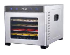 China Small 1100W Electric Fruit Dryer 450mm Width Stainless Steel Housing factory