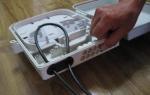 MDU 216A Splitter Fiber Optic Termination Box 16 Fibers Max Capacity