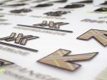 Clothing 3D Silicone Heat Transfer Label Custom Logo For Different Places