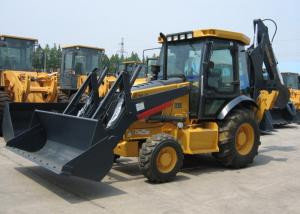 China 0.8 - 1.2m3 Bucket Capacity Tractor Backhoe Loader , Deutz Diesel Engine Construction Heavy Machinery factory
