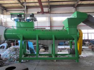 China 98 Removing Rate 15kw Bottle Label Remover Machine factory