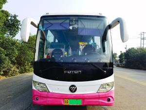 China Foton Used City Bus BJ6127 Hybrid Electrical Vehicle 53 Seats Automatic Transmission factory