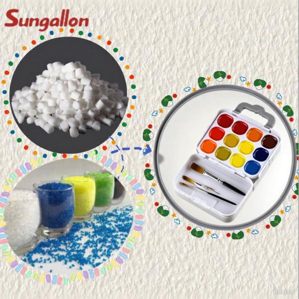 China High-Quality TPE Granules for Oil Painting Box Raw Material Elastic Art Supplies Thermoplastic Particles Supplier factory