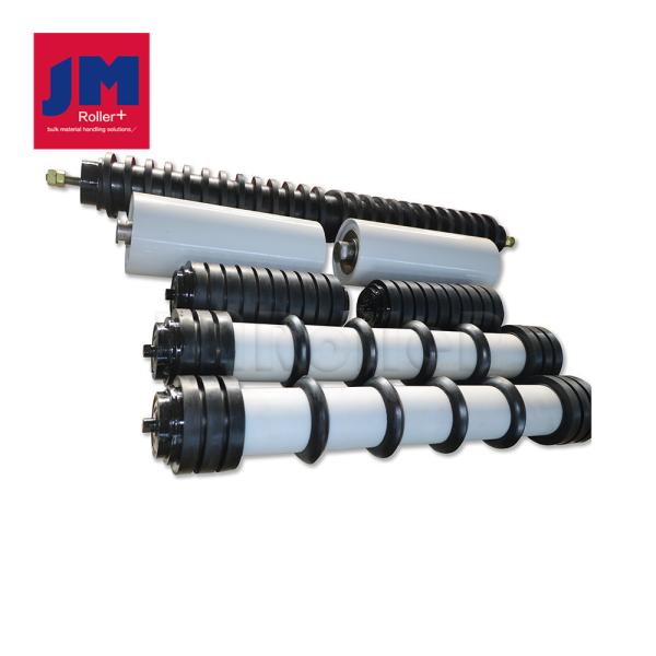 Heavy-duty comb roller reduces material buildup and minimizes belt wear for