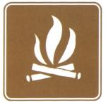 Tourist Attractions Brown Travelling Sign Reflective Film Sheet and Aluminum