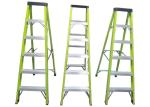 Electric Insulation High Strength Fiberglass Ladders For Multipurpose