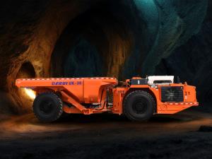 China DERUI DRUK-30 A 30 Ton Payload Capacity Underground Mining Truck VOLVO Original engine factory