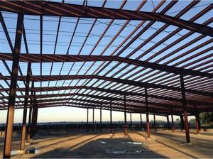 China Metal Garage Prefab Steel Structure Warehouse Workshop Portal Building Frame factory