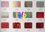 Various Patterns Laser Holographic Film , 16 Micron Cardboard Hot Stamping Film